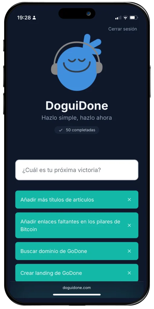 doguidone gestor de tareas